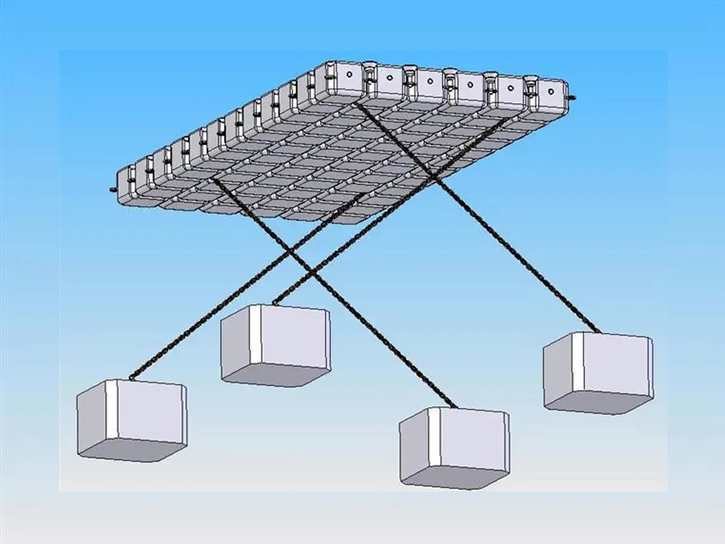 floating dock abchor system