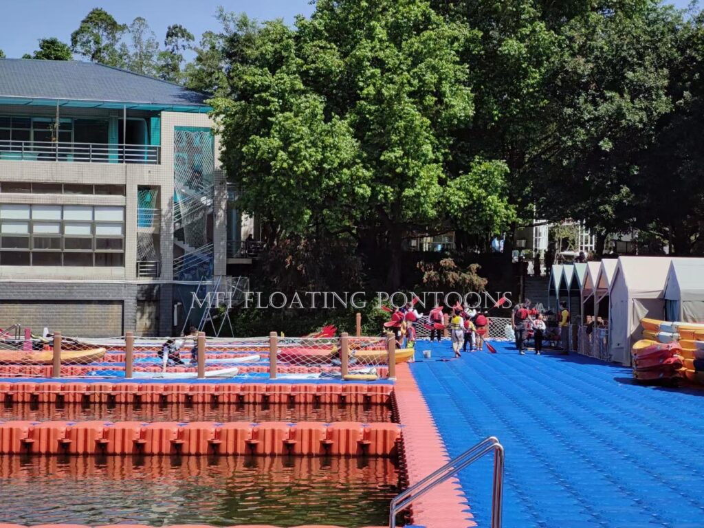 rowing floating dock