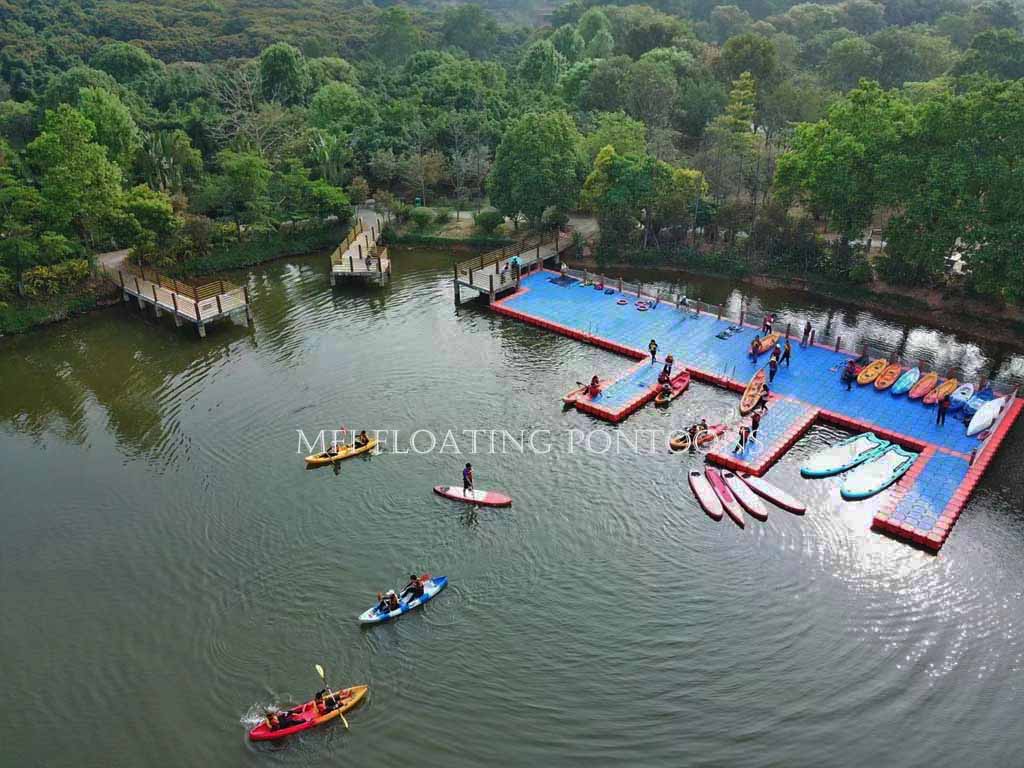 Floating Kayak Dock