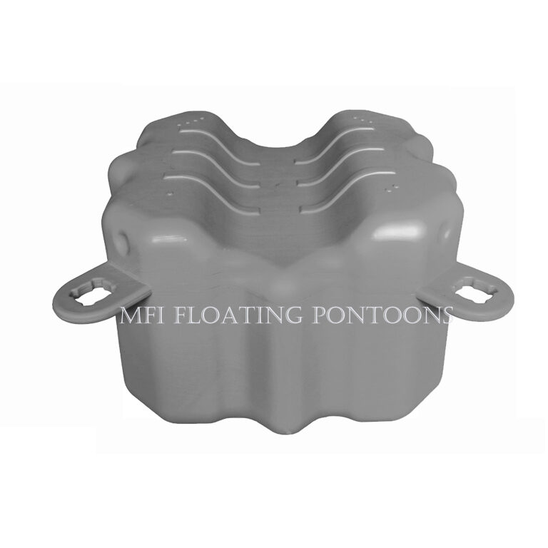 floating dock block V shape